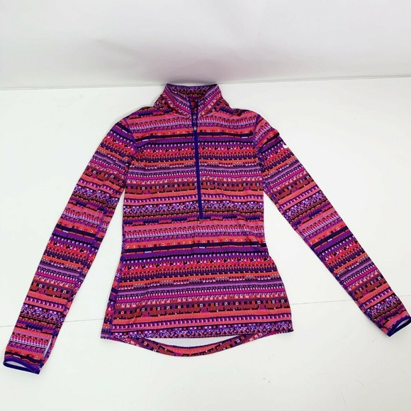 Nike Tops - Nike Pro 1/2 Zip Warm Runner Jacket Popover